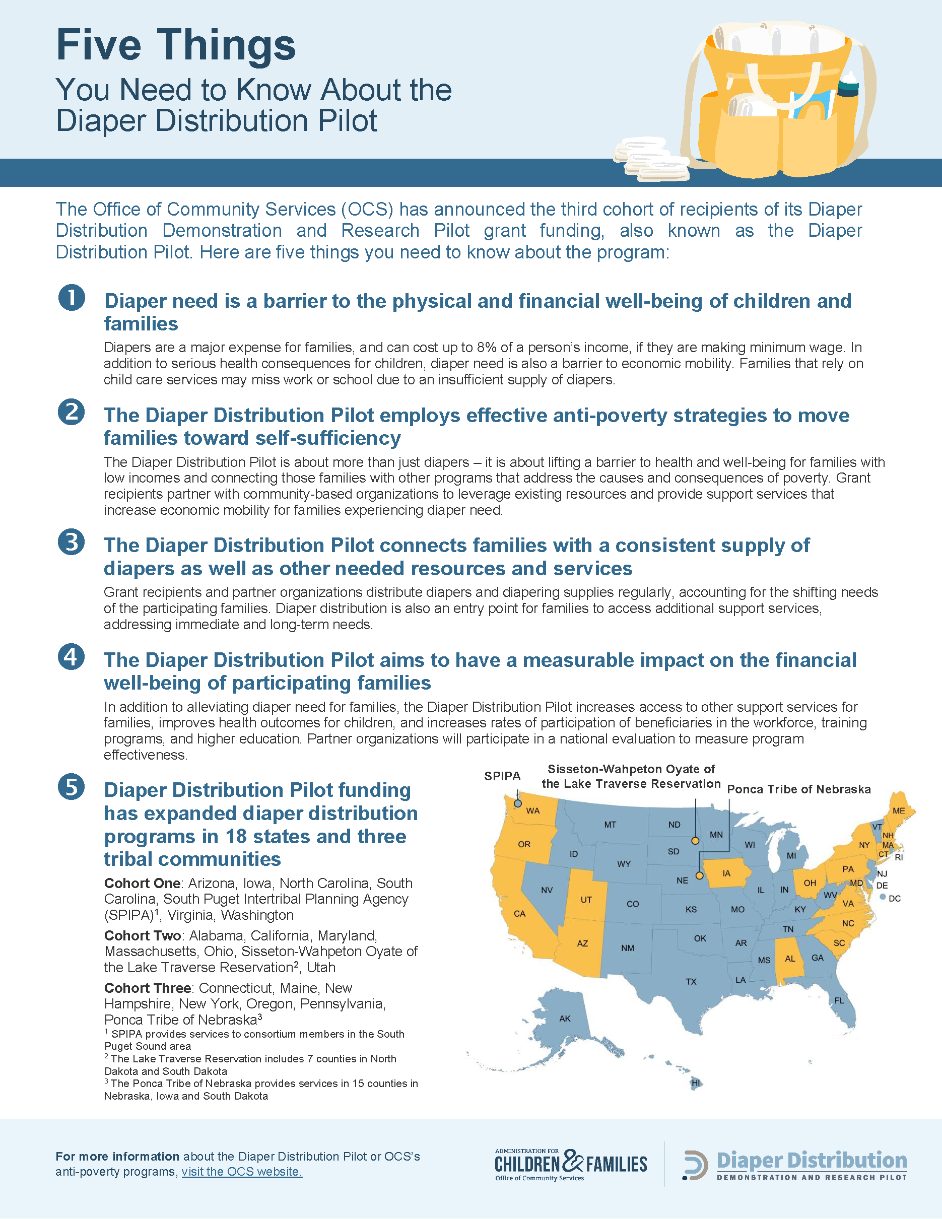 Five Things You Need to Know About the Diaper Distribution Pilot