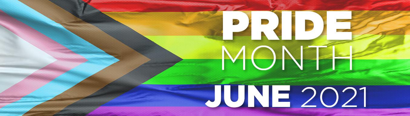 pride month flag banner